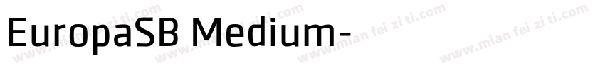 EuropaSB Medium字体转换